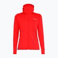 Salewa γυναικεία fleece Agner Hybrid PL/DST FZ Hoody κόκκινο 00-0000027372 4