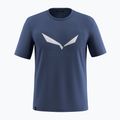 Ανδρικό T-shirt Salewa Solidlogo Dry σκούρο τζιν T-shirt