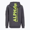 Alpha Industries ανδρικό φούτερ Back Print Zip vintage γκρι φούτερ 2