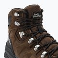 Jack Wolfskin Refugio Texapore Mid καφέ/phantom ανδρικές μπότες πεζοπορίας 8