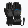 Γάντια σκι Reusch Outset R-Tex XT black melange/safety yellow/brilliant blue