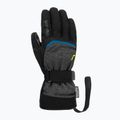 Γάντια σκι Reusch Outset R-Tex XT black melange/safety yellow/brilliant blue 2