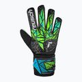 Reusch Attrakt Starter Solid Junior παιδικά γάντια τερματοφύλακα μαύρα/fluo lime/aqua 2