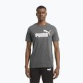 Ανδρική μπλούζα PUMA Essentials Heather Tee puma black