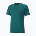 Ανδρικό μπλουζάκι προπόνησης PUMA Fit Tee πράσινο 522119 24 7