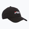 FILA Brasov 6 Panel με γραμμικό λογότυπο μαύρο καπέλο μπέιζμπολ