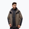 Jack Wolfskin ανδρικό μπουφάν Jasper 3In1 κρύος καφές 3