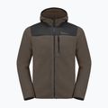 Jack Wolfskin ανδρικό fleece μπουφάν Kammweg Pile Fz κρύος καφές