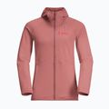 Jack Wolfskin γυναικείο fleece μπουφάν Kolbenberg Hooded Fz mineral red 8