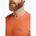 Jack Wolfskin ανδρικό t-shirt Essential καμένο πορτοκαλί 5