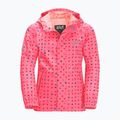 Jack Wolfskin παιδικό μπουφάν βροχής Tucan Dotted ροζ 1608891_7669 5