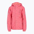 Jack Wolfskin παιδικό μπουφάν βροχής Tucan Dotted ροζ 1608891_7669