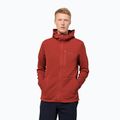 Jack Wolfskin ανδρικό φούτερ Modesto fleece κόκκινο 1706492_3740