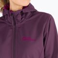 Jack Wolfskin γυναικείο softshell μπουφάν Windhain Hoody μοβ 1307481 6