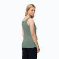 Jack Wolfskin γυναικείο trekking t-shirt Pack & Go Tank πράσινο 1807283 2