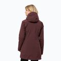 Jack Wolfskin γυναικείο χειμερινό μπουφάν Heidelstein Ins dark maroon 2