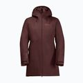 Jack Wolfskin γυναικείο χειμερινό μπουφάν Heidelstein Ins dark maroon 11