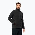 Jack Wolfskin ανδρικό fleece μπουφάν Winterstein Fz μαύρο