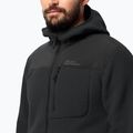 Jack Wolfskin ανδρικό φούτερ Kammweg Pile Fz phantom fleece φούτερ 4