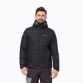 Jack Wolfskin ανδρικό πουπουλένιο μπουφάν Lapawa Ins Hoody μαύρο