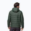 Jack Wolfskin ανδρικό πουπουλένιο μπουφάν Lapawa Ins Hoody μαύρη ελιά 2