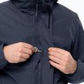 Jack Wolfskin ανδρικό μπουφάν βροχής Feldberg Luntal 3in1 νυχτερινό μπλε 7