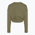 Γυναικείο φούτερ adidas Hyperglam Crop Crew focus olive 2