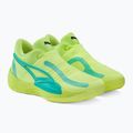 Ανδρικά παπούτσια μπάσκετ PUMA Rise Nitro fast yellow/electric peppermint 4