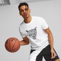 Ανδρικό μπλουζάκι μπάσκετ PUMA Clear Out puma λευκό 3