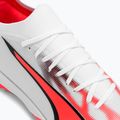 PUMA Ultra Match TT ανδρικά ποδοσφαιρικά παπούτσια puma λευκό/puma μαύρο/fire orchid 10