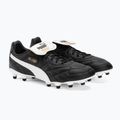 Ανδρικά ποδοσφαιρικά παπούτσια PUMA King Top FG/AG puma μαύρο/puma λευκό/puma χρυσό 4