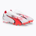 PUMA Ultra Match FG/AG ανδρικά ποδοσφαιρικά παπούτσια puma λευκό/puma μαύρο/fire orchid 4