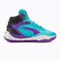 Ανδρικά παπούτσια μπάσκετ PUMA Playmaker Pro Mid μωβ glimmer/bright aqua/strong gray/white 2