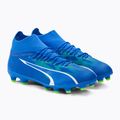 PUMA Ultra Pro FG/AG Jr παιδικά ποδοσφαιρικά παπούτσια ultra blue/puma white/pro green 4