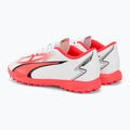 PUMA Ultra Play TT Jr παιδικά ποδοσφαιρικά παπούτσια puma white/puma black/fire orchid 3