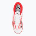 PUMA Ultra Play TT Jr παιδικά ποδοσφαιρικά παπούτσια puma white/puma black/fire orchid 6