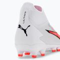 PUMA Ultra Pro FG/AG Jr παιδικές μπότες ποδοσφαίρου puma λευκό/puma μαύρο/fire orchid 9