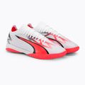 Ανδρικά ποδοσφαιρικά παπούτσια PUMA Ultra Match IT puma white/puma black/fire orchid 4