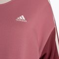 Γυναικείο φούτερ adidas Essentials 3-Stripes Crop pink strata/shadow red/bliss pink/wonder quartz 4