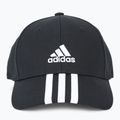 adidas καπέλο μπέιζμπολ 3-Stripes Cotton Twill μαύρο/ λευκό 2