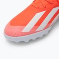 Ανδρικά παπούτσια ποδοσφαίρου adidas X Crazyfast League TF solar red/cloud white/team solar yellow 7