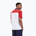 Ανδρικό μπλουζάκι πόλο FILA Lianshan Blocked bright white-true red 3