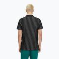 Ανδρικό μπλουζάκι πόλο FILA Luckenwalde black/bright white striped 3