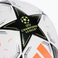 Μπάλα ποδοσφαίρου adidas UCL Finale League Box 24/25 white/black/platinum metallic/team solar yellow μέγεθος 5 4