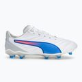 Ανδρικά παπούτσια ποδοσφαίρου PUMA King Pro FG/AG puma white/bluemazing/flat light grey/sunset glow 2