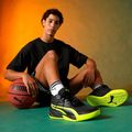 Ανδρικά παπούτσια μπάσκετ PUMA Court Pro puma black/electric lime 7