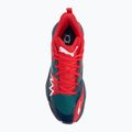 Ανδρικά παπούτσια μπάσκετ PUMA Genetics club navy/cold green/for all time red 5