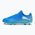 Παιδικά παπούτσια ποδοσφαίρου PUMA Future 7 Play FG/AG Jr hyperlink blue/mint/puma white 2