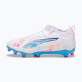 Παιδικά παπούτσια ποδοσφαίρου PUMA Ultra 5 Match Vol. Up FG/AG Jr puma white/luminous blue 2