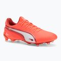 PUMA King Ultimate FG/AG ανδρικά ποδοσφαιρικά παπούτσια πυρακτωμένο κόκκινο/puma λευκό/κόκκινη φωτιά